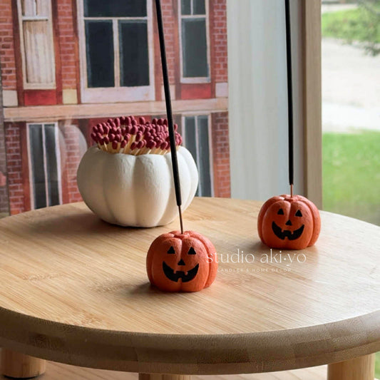 Mini Pumpkin Incense Stick Holder