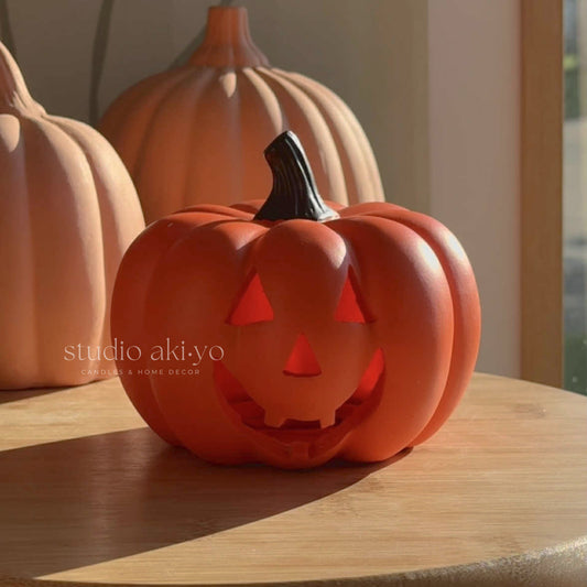 Pumpkin shaped incense cone holder for halloween summerween spooky vibes.