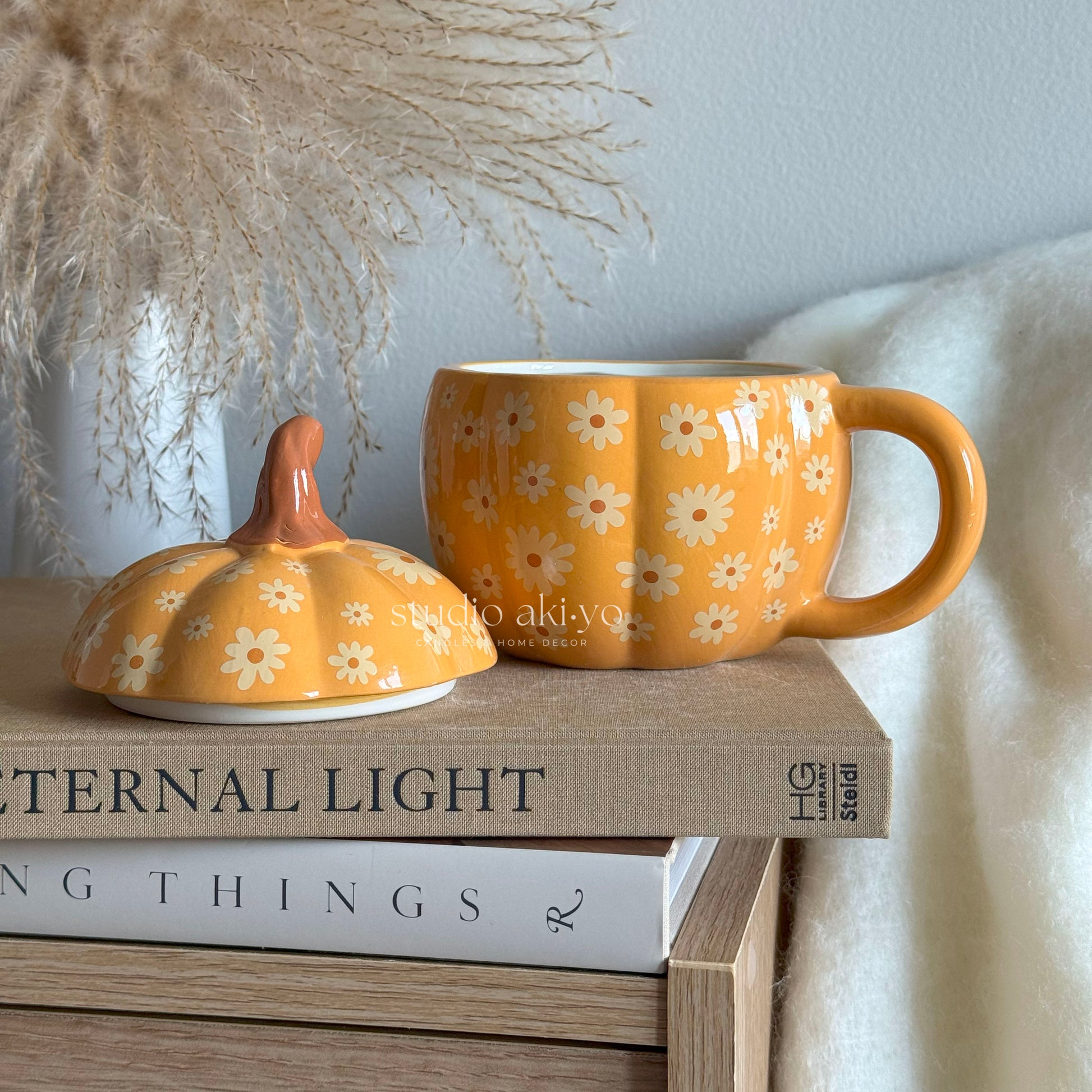 Groovy Pumpkin Summerween Ceramic Mug