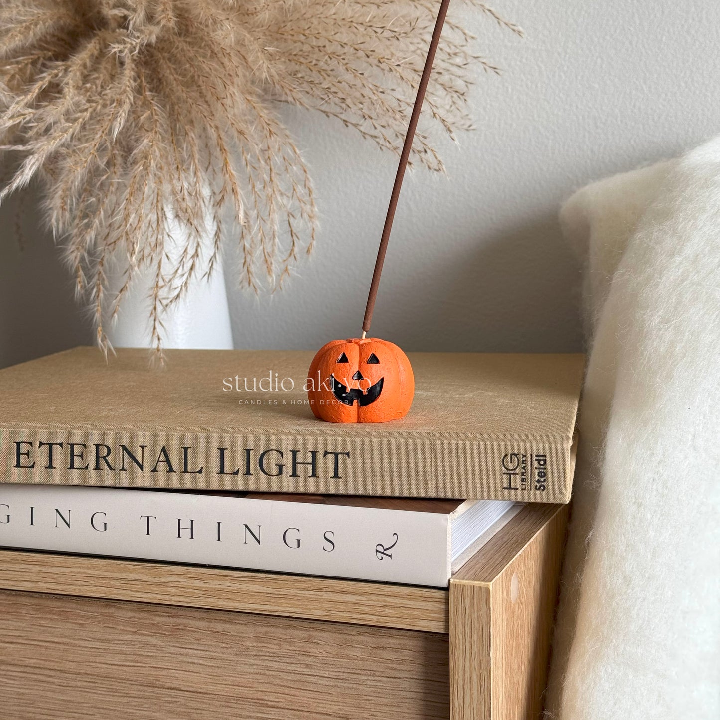 Mini Pumpkin Incense Stick Holder
