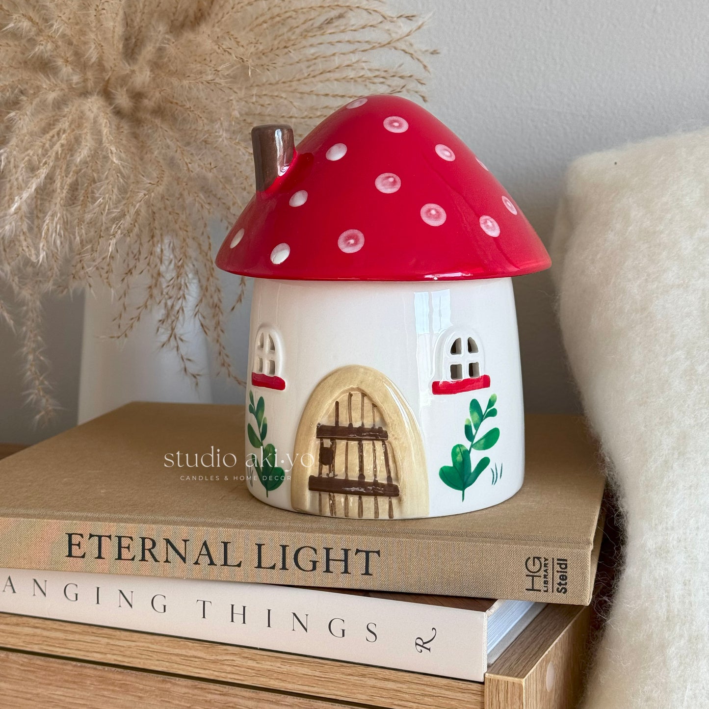 Mushroom Cottagecore House Wax Melt Burner
