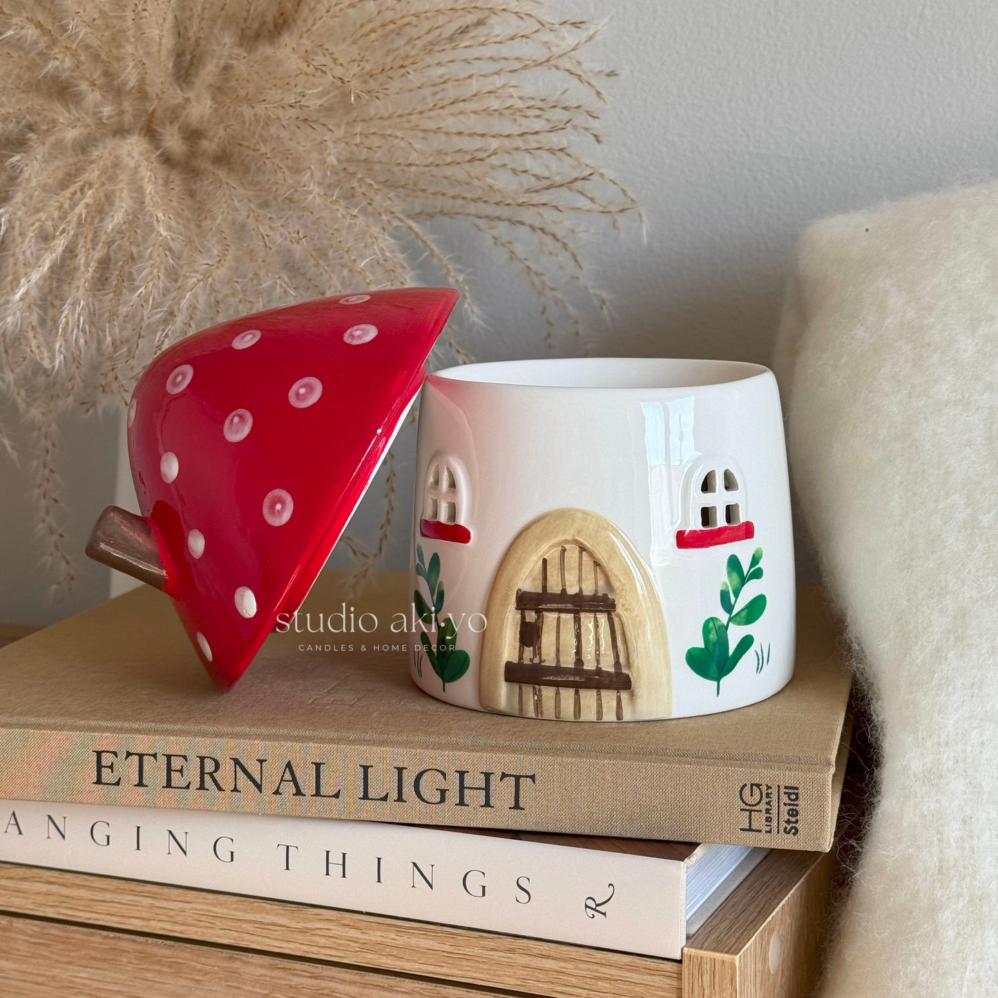 Mushroom Cottagecore House Wax Melt Burner