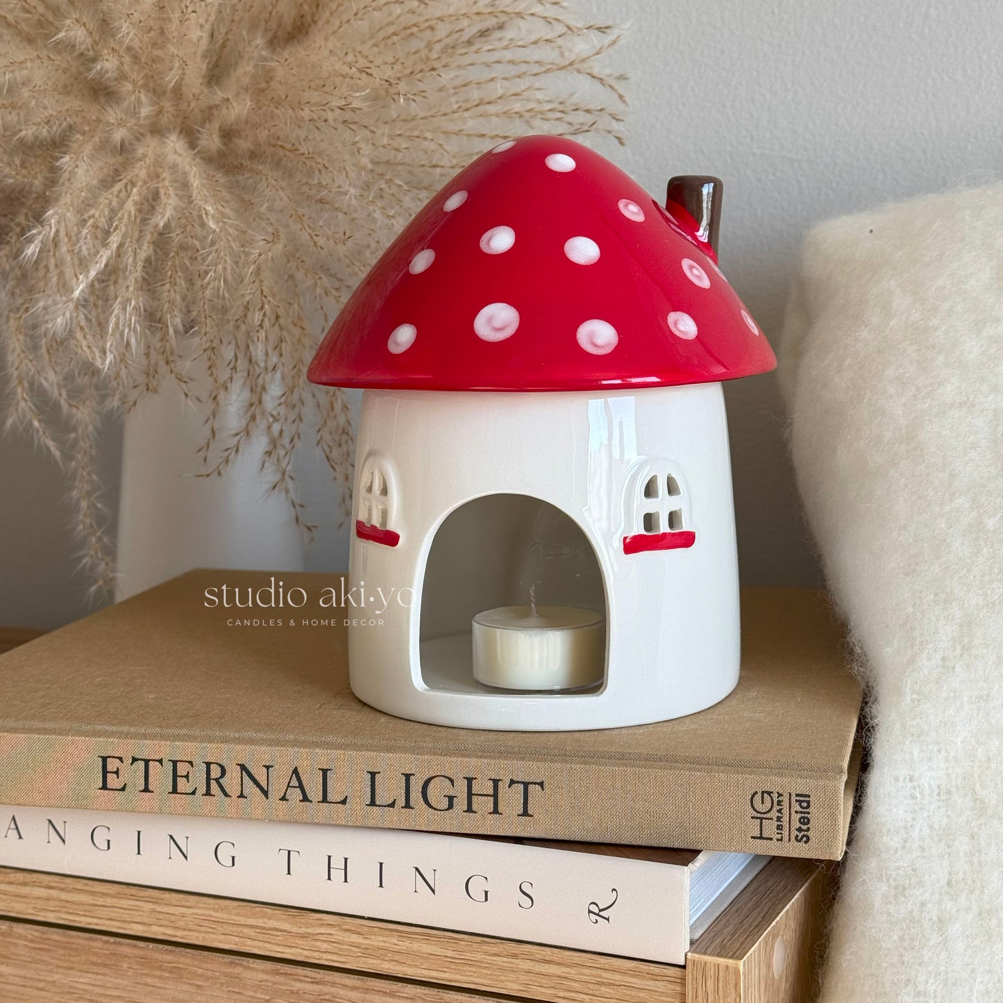 Mushroom Cottagecore House Wax Melt Burner