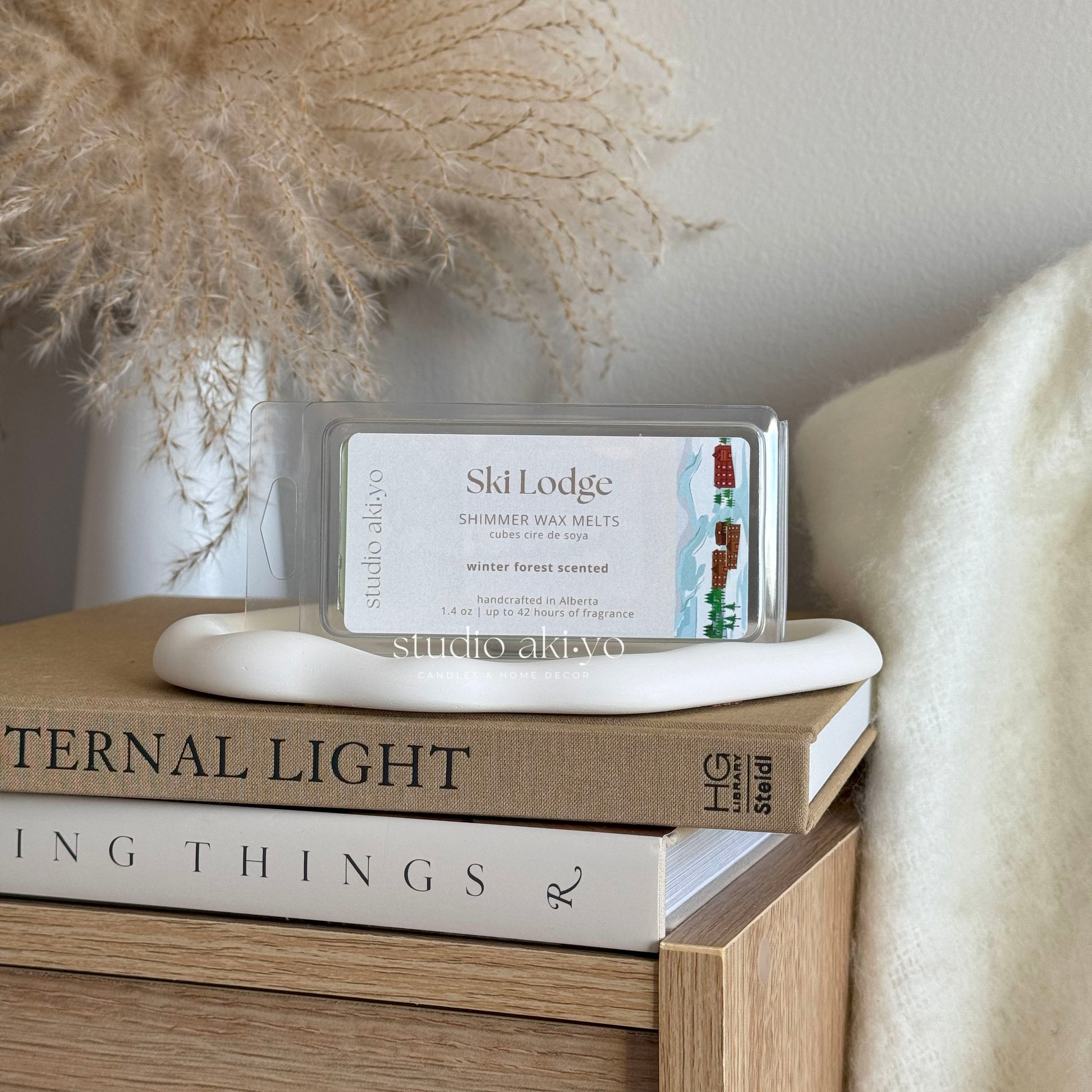 Hand-poured Ski Lodge wax melt bar – Studio Akiyo