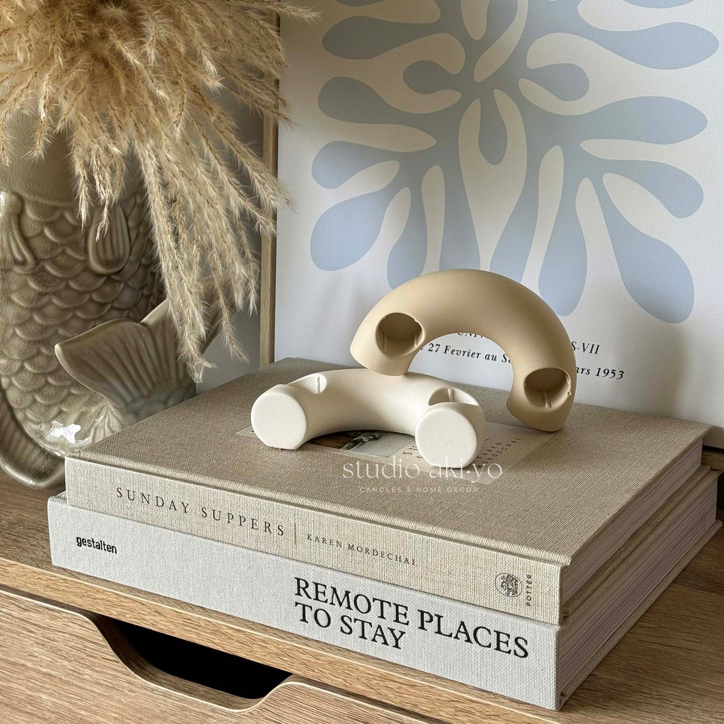Arched Double Taper Candle Holder