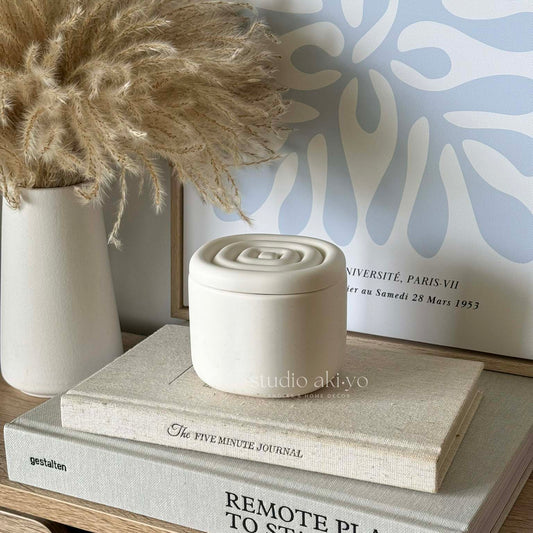 Fruity cereal wood wick candle in handmade jar