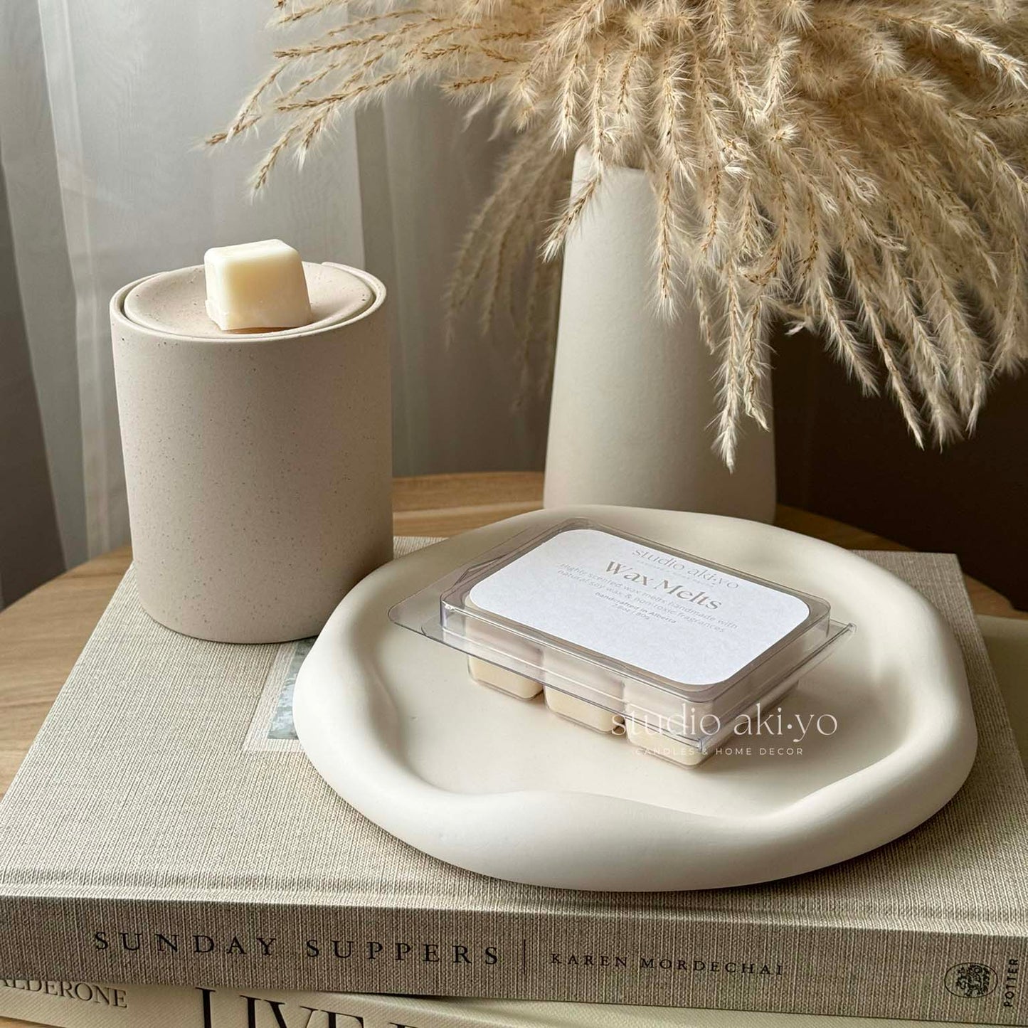 Handmade wax melts – woodsy and green fragrance