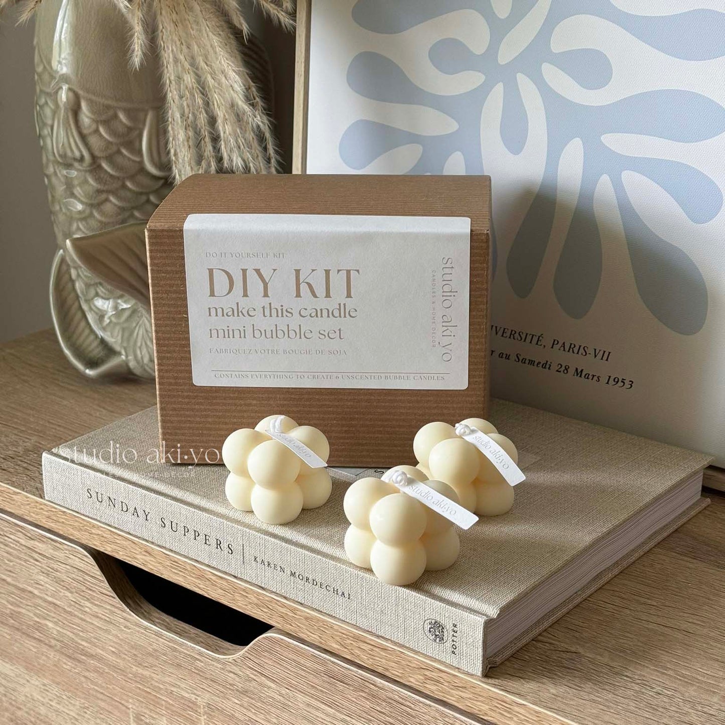 DIY Kit - Mini Bubble Set Candle