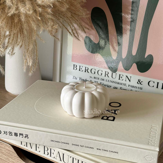 Soft fall decor styled with modern Japandi minimalism