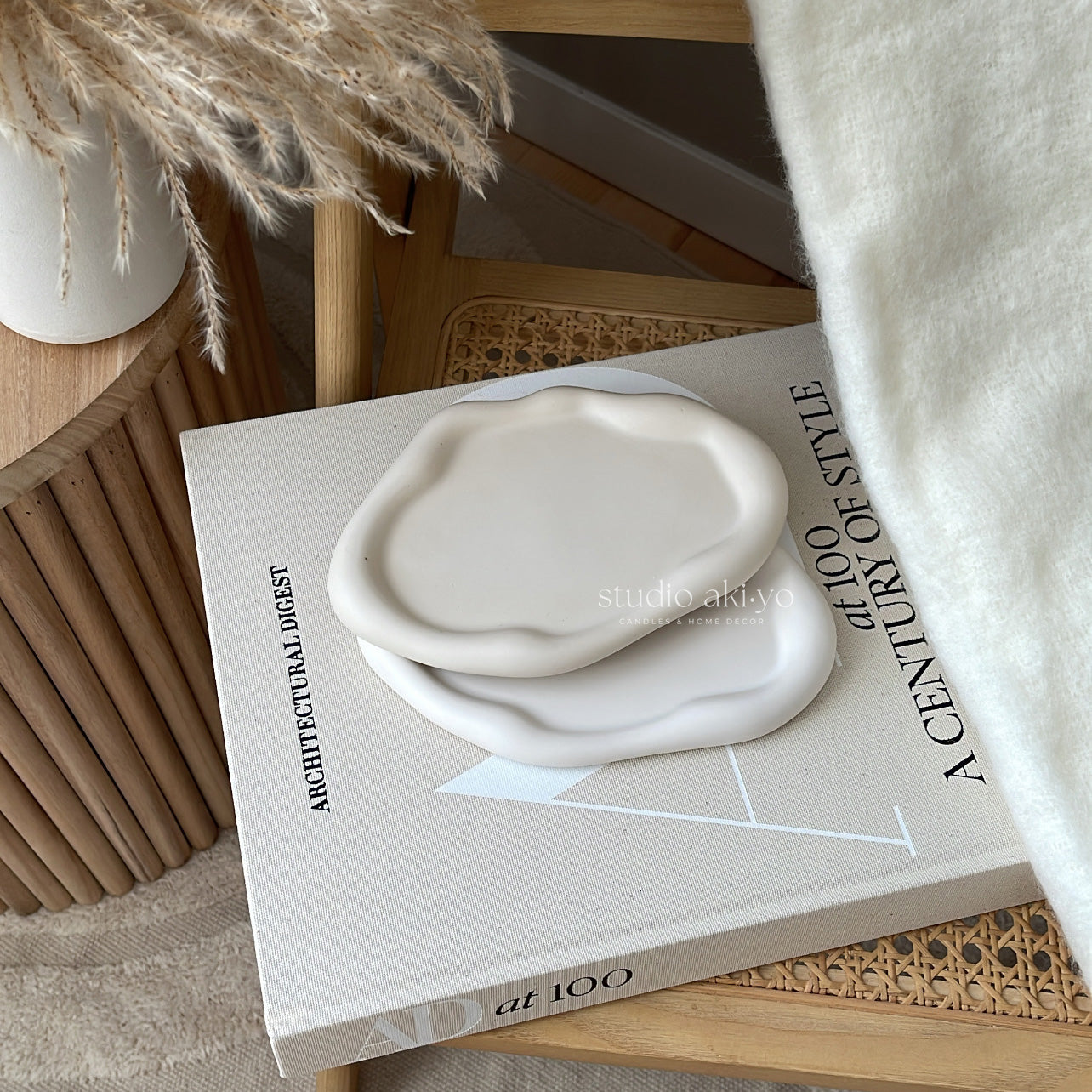 Irregular Oval Cloud Trinket Tray