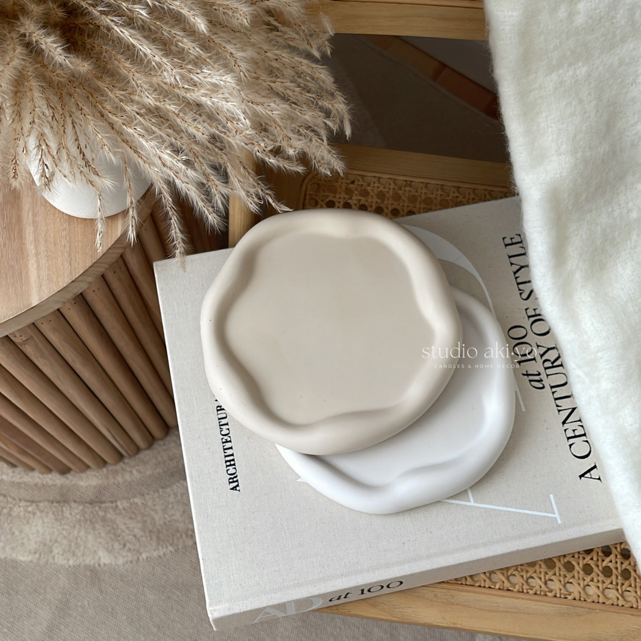 Irregular Round Cloud Trinket Tray