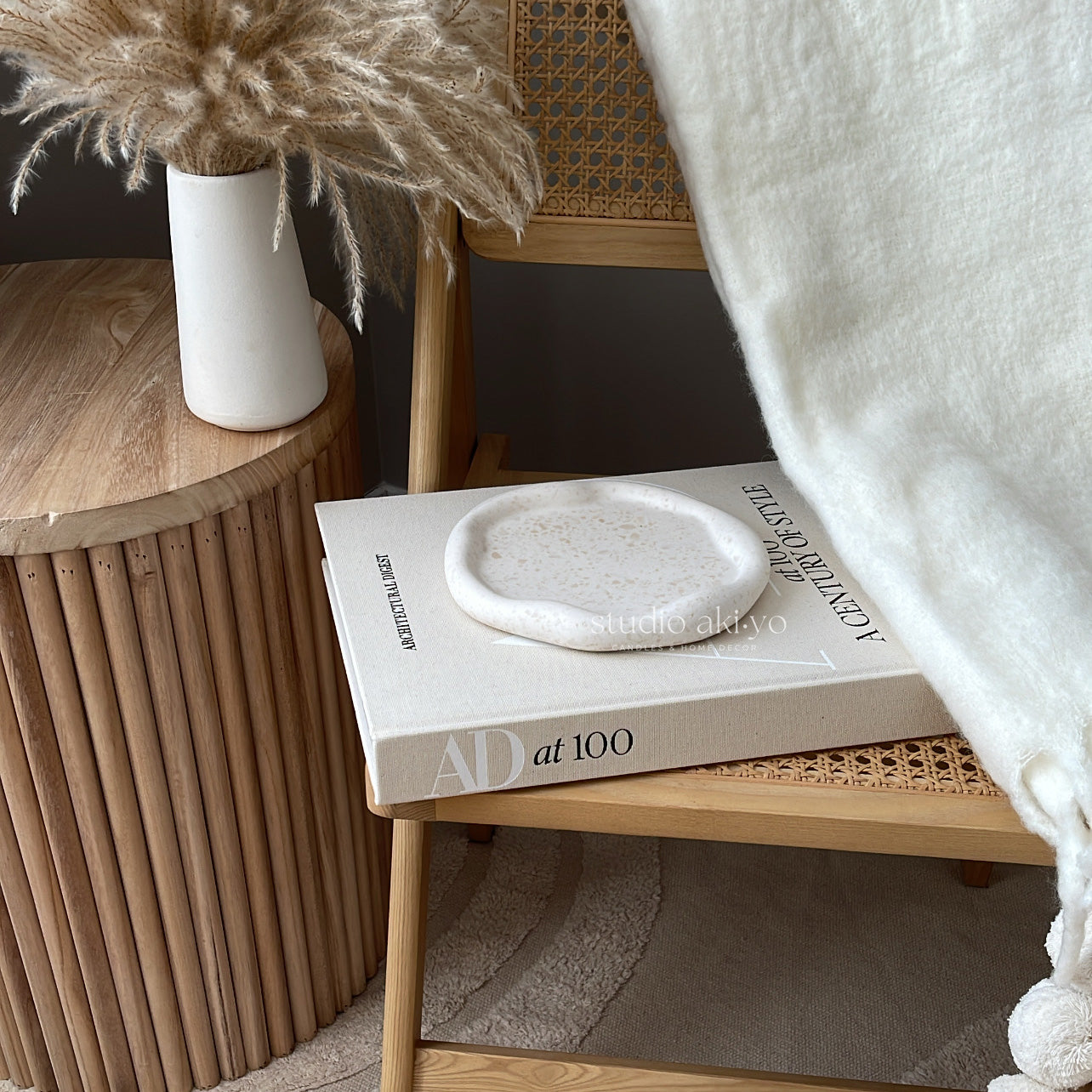 Irregular Round Cloud Terrazzo Trinket Tray