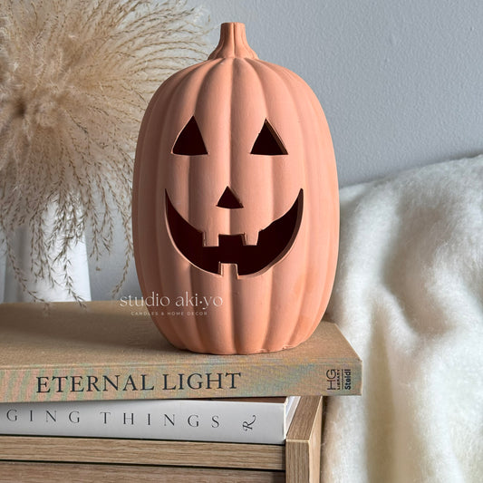 22.5 cm Terracotta Pumpkin Holder
