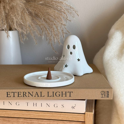 Ghost Incense Cone and Tealight Holder