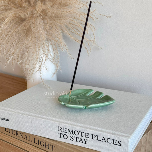 Leaf Ceramic Incense Stick Holder