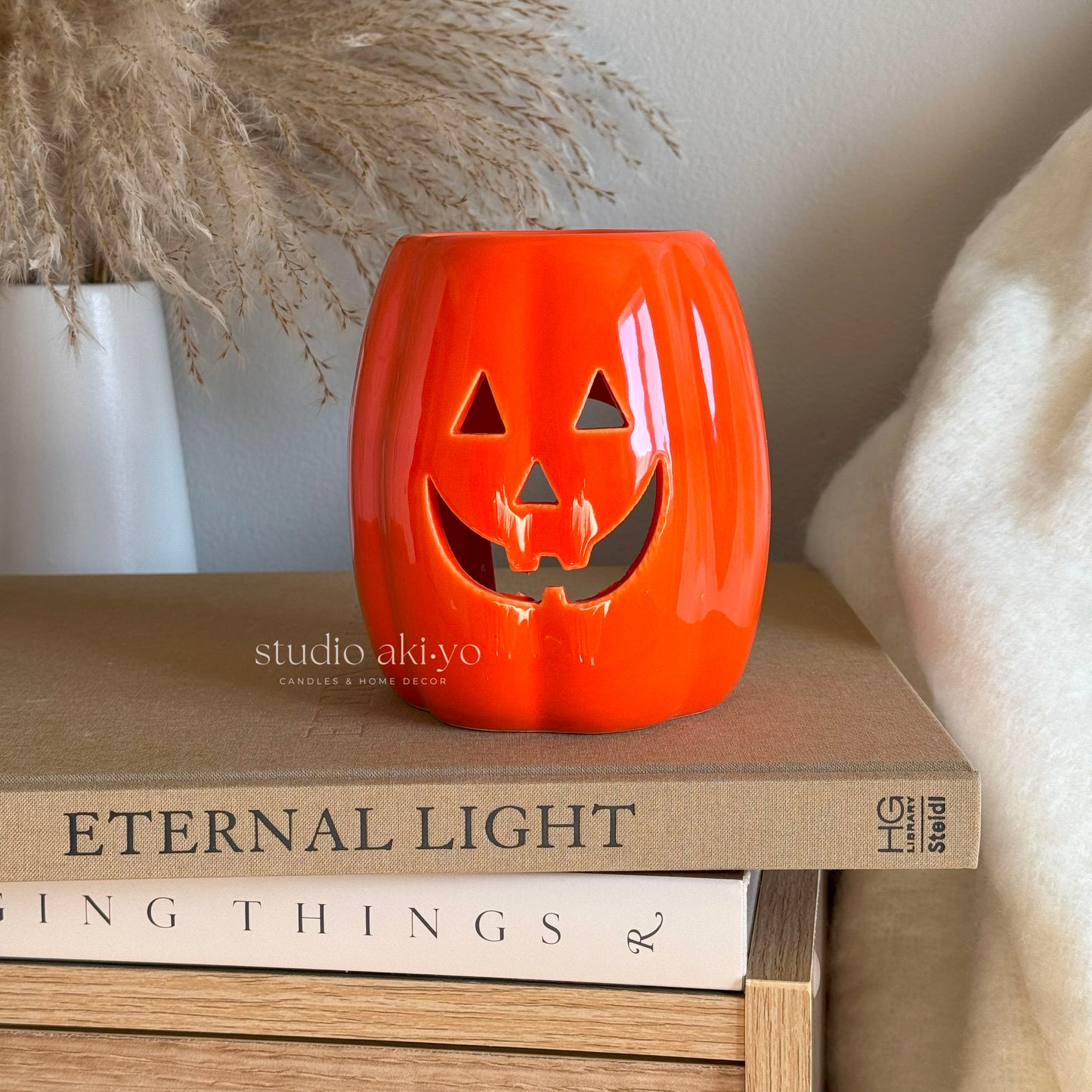 Long Jack-O'-Lantern Wax Melt Burner