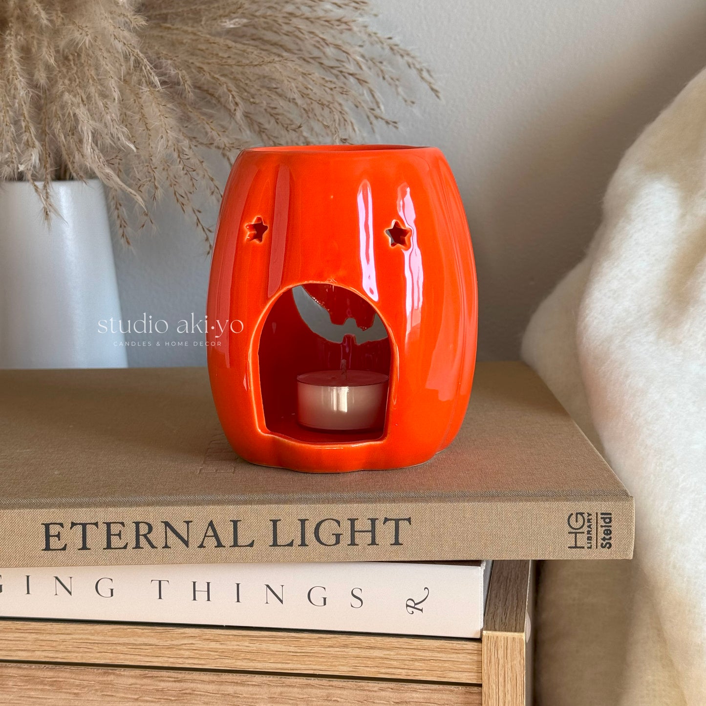 Long Jack-O'-Lantern Wax Melt Burner