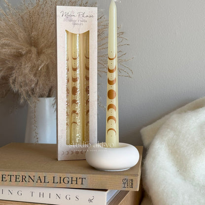 Taper Candle Set - Moon Phase