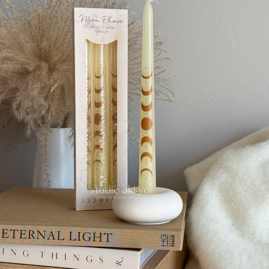 Taper Candle Set - Moon Phase