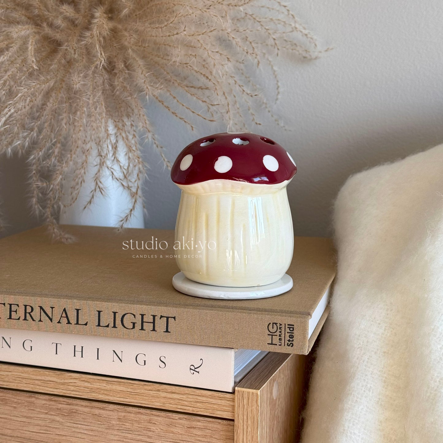 Mushroom Incense Cone Holder