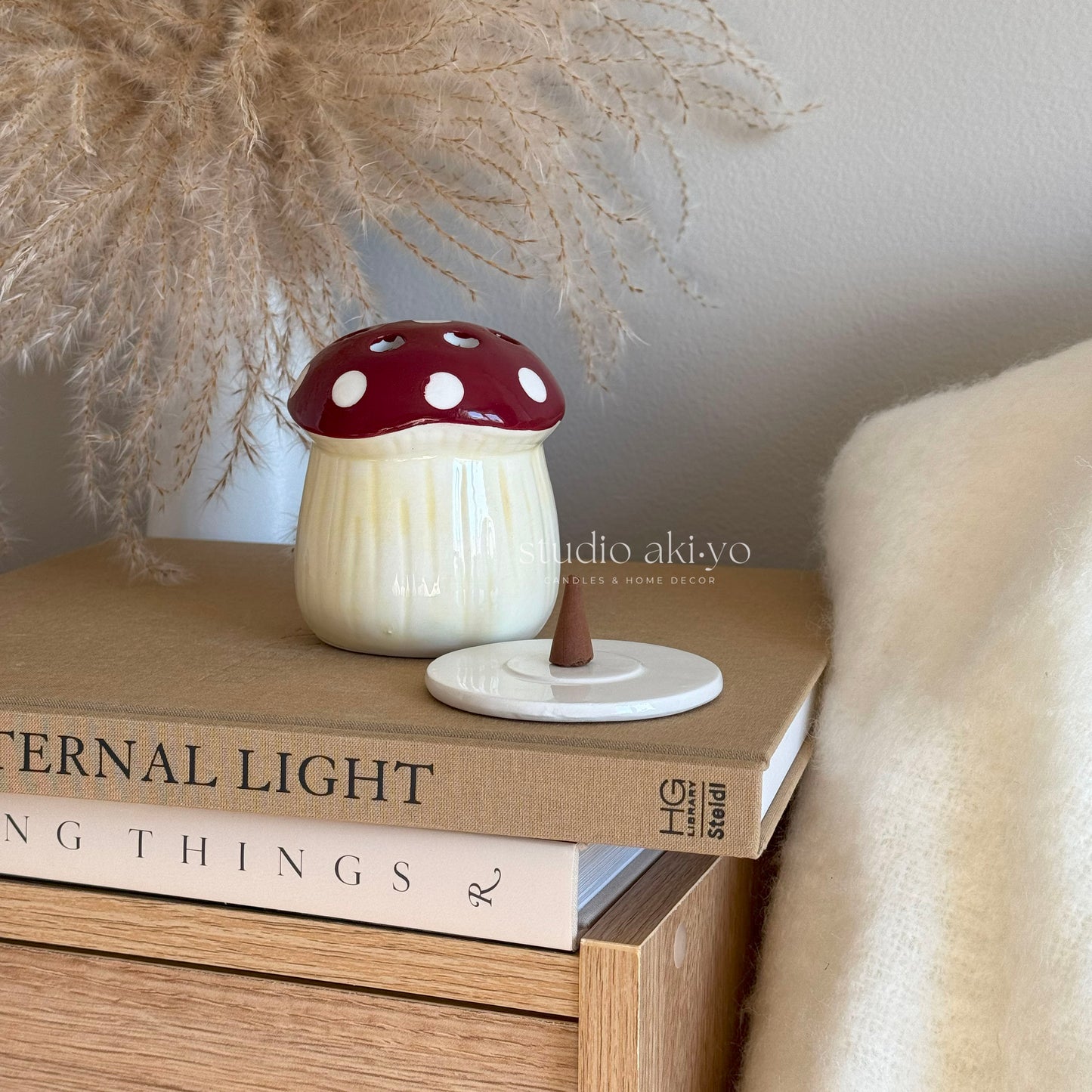 Mushroom Incense Cone Holder