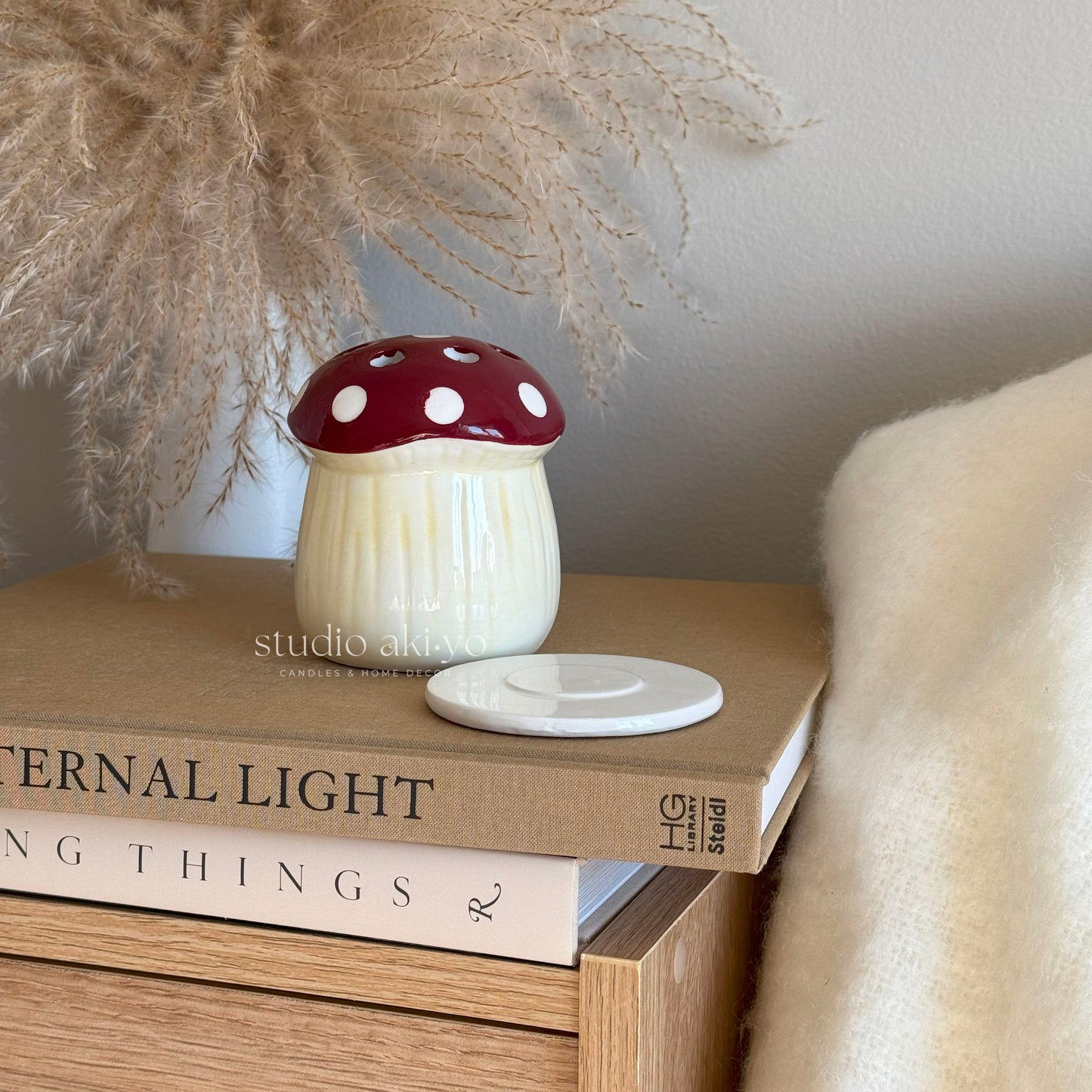 Mushroom Incense Cone Holder