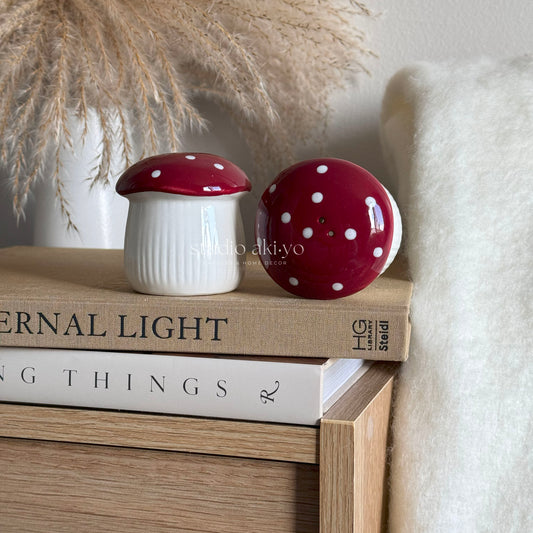 Mushroom Salt and Pepper Shaker Set