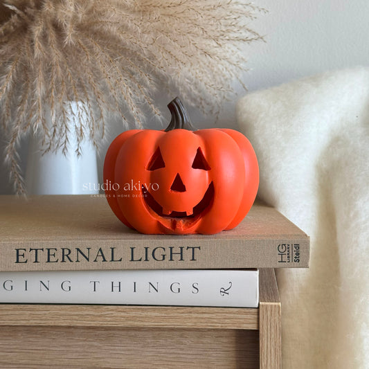 Minimal fall incense burner styled with cozy autumn decor