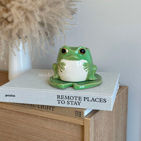 Frog Cottagecore Wax Melt Burner