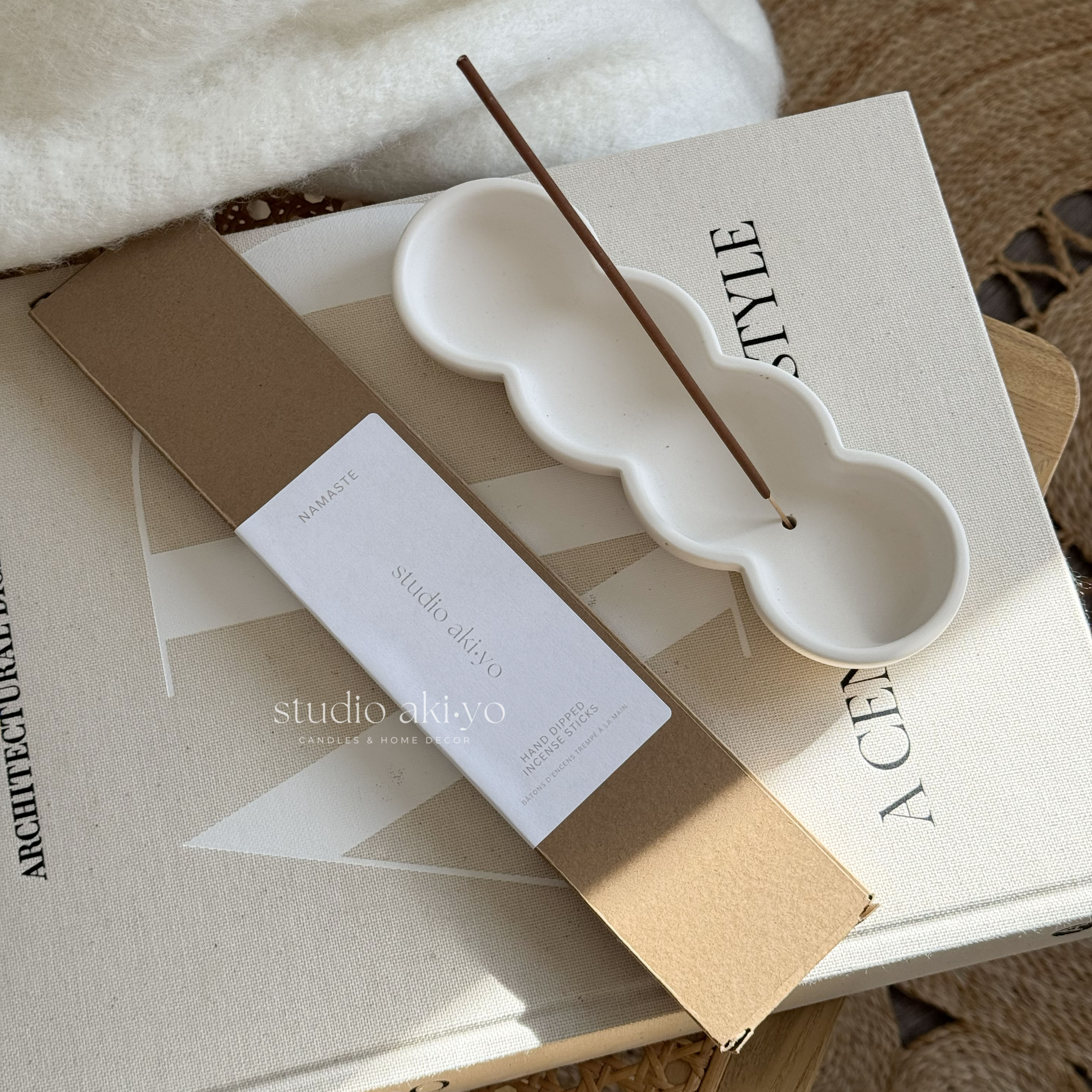 Hand Dipped Incense Sticks Namaste - Slow Living Self Care Hygge