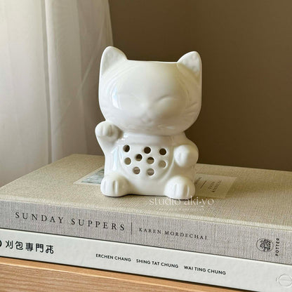 Lucky Cat Wax Melt Burner