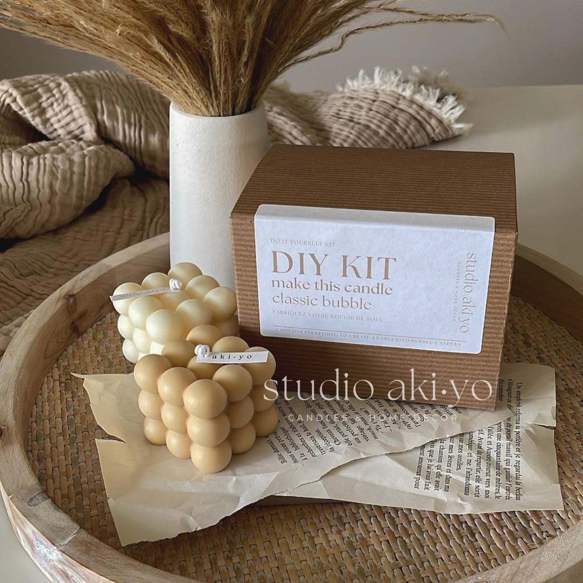 DIY Kit Classic Bubble Candle